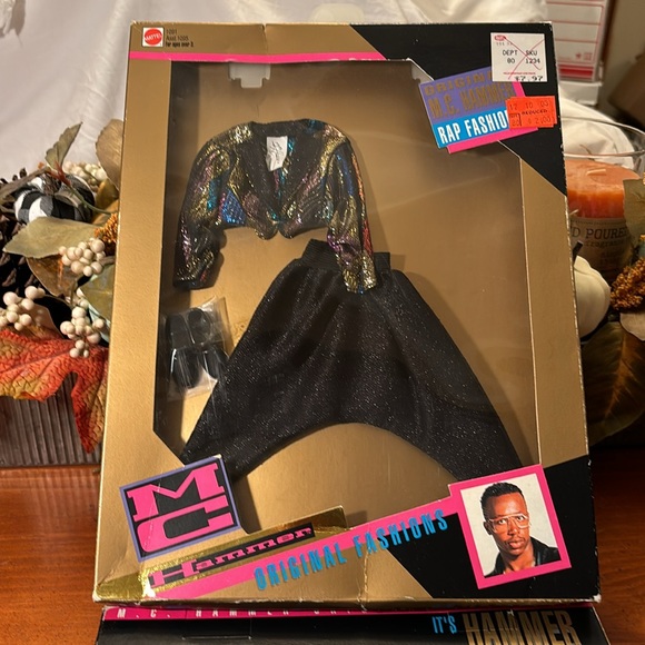1991 Mattel MC Hammer Rap Fashions Fits Outfits for 12" Dolls - Picture 6 of 7